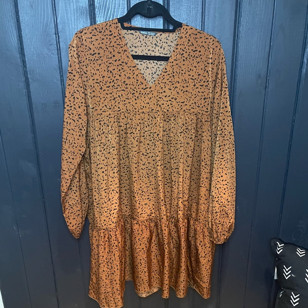 Shein printed dress